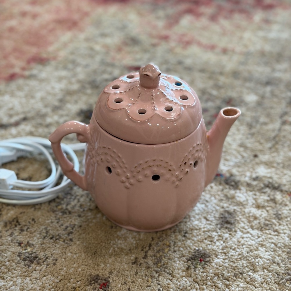 Scentsy Pink Teapot Wax Warmer